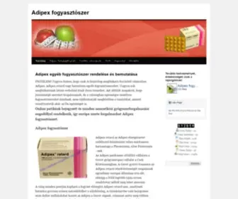 Adipex-Regenon-Reductil.com(Adipex fogyasztószer) Screenshot