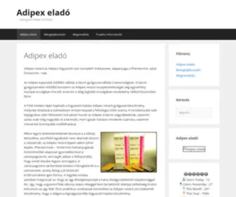 Adipexelado.hu(Eladó) Screenshot