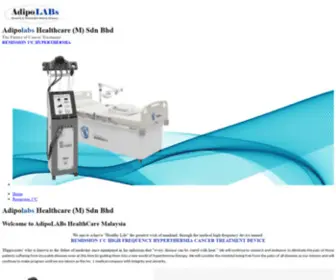 Adipolabs-Msia.com(Adipolabs Healthcare (M) Sdn Bhd) Screenshot