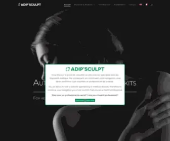 Adipsculpt.com(Adip'sculpt) Screenshot