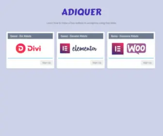 Adiquer.com(Adiquer) Screenshot