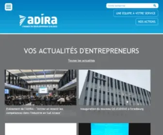 Adira.com(L'Agence de Développement d'Alsace) Screenshot