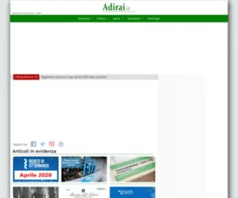 Adirai.it(Le ultime notizie del giorno con foto e commenti aggiornati) Screenshot