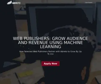 Adireto.com(Web Publishers) Screenshot