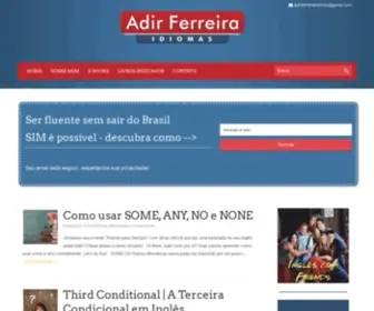 Adirferreira.com.br(Adir Ferreira Idiomas) Screenshot