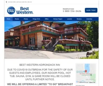 Adirondack-INN.com(Book Best Western Adirondack Inn) Screenshot