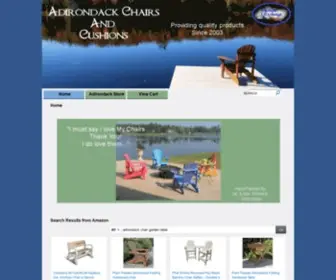 Adirondackchairsandcushions.com(Adirondack Chairs and Cushions) Screenshot