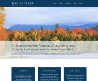 Adirondackgrowthcapital.com(Adirondack Growth Capital) Screenshot