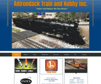 Adirondackhobby.com(Saratoga NY Lionel Trains Traxxas Scalextric Estes) Screenshot