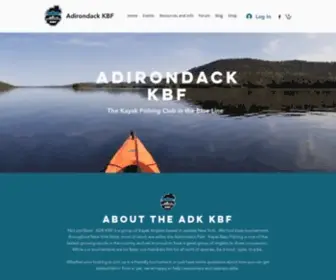 Adirondackkbf.com(Adirondack Kayak Bass Fishing) Screenshot