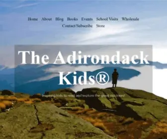 Adirondackkids.com(The Adirondack Kids®) Screenshot