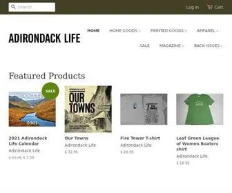 AdirondacklifeStore.com(Adirondack Life magazine and store) Screenshot