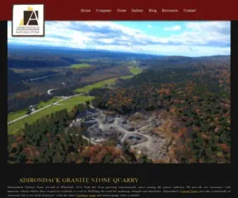Adirondacknaturalstone.com(Adirondack Natural Stone) Screenshot