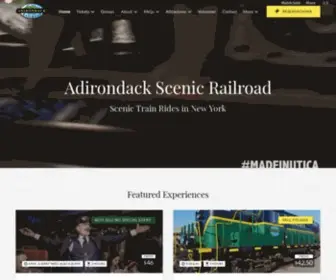Adirondackrr.com(Adirondack Scenic Railroad) Screenshot