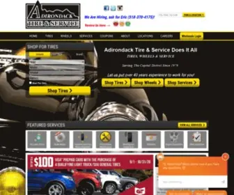 Adirondacktire.com(Adirondack Tire & Service) Screenshot