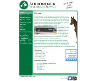 Adirondackvet.com(Veterinarian in Rome) Screenshot