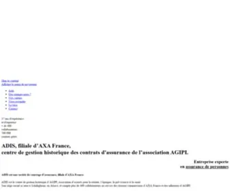 Adis-Assurances.com(Adis Assurances) Screenshot