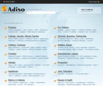 Adiso.co.uk(Free classified ads in UK) Screenshot