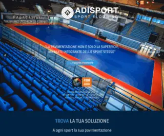 Adisportfloor.it(Pavimenti in legno per palestre) Screenshot