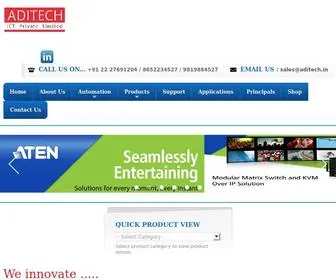 Aditech.in(Automation, IIOT and IPC solutions) Screenshot