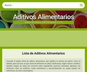 Aditivos-Alimentarios.com(Lista de Aditivos Alimentarios) Screenshot