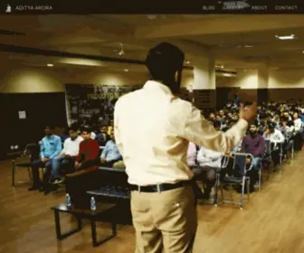 Adityaarora.in(Aditya Arora Aditya Arora) Screenshot