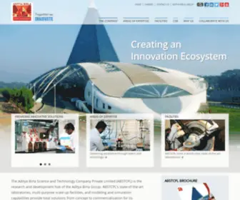 Adityabirlascienceandtechnology.com(The Aditya Birla Science and Technology Company Private Limited) Screenshot