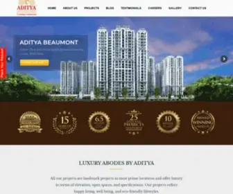 Adityacc.com(Aditya Construction Company) Screenshot