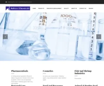 Adityachemicals.in(Aditya Chemicals) Screenshot