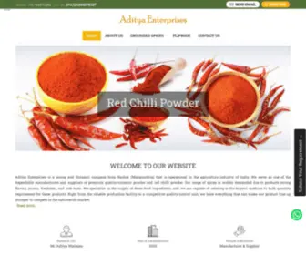 Adityaentp.co.in(SRT FOODS PVT. LTD) Screenshot