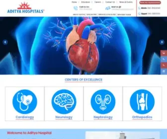 Adityahospital.com(Aditya Hospital) Screenshot