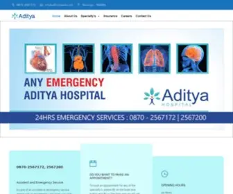 Adityahospital.net(Best Super Specialty Hospital in Warangal) Screenshot