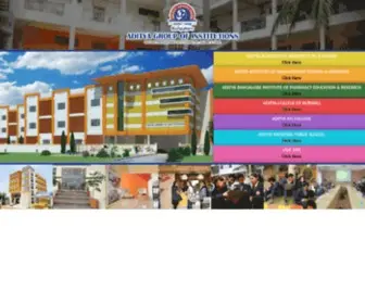 Adityainstitutions.edu.in(ADITYA) Screenshot