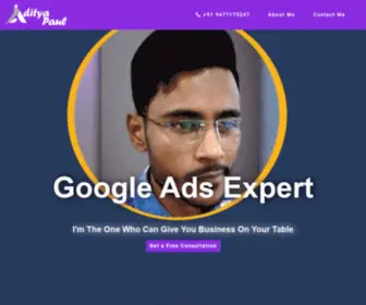 Adityapaul.com(Google Ads Expert in Kolkata India) Screenshot