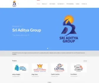 Adityarealtors.com(SRI ADITYA) Screenshot