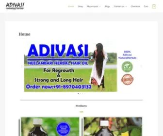 Adivasineelambari.com(Adivasi neelambari herbal product) Screenshot