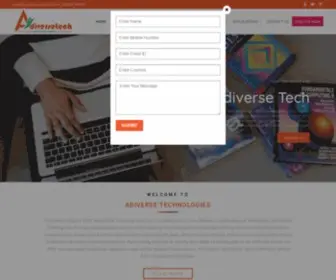 Adiversetech.com(Software Training institute in Hyderabad) Screenshot