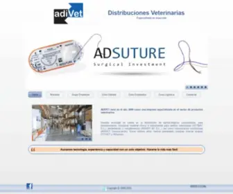 Adivet.com(Nosotros) Screenshot