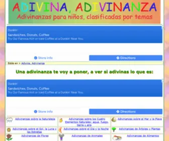 Adivinancero.com(Adivinancero popular infantil) Screenshot