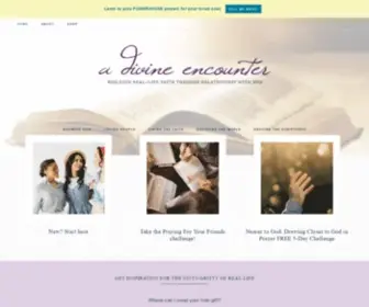 Adivineencounter.com(A Divine Encounter) Screenshot