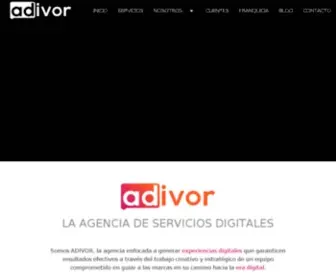 Adivor.com.mx(Agencia de Marketing Digital en Mexico DF) Screenshot