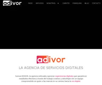 Adivor.com(Agencia de Marketing Digital en Mexico DF) Screenshot