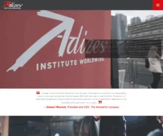 Adizes.com(Adizes Institute) Screenshot