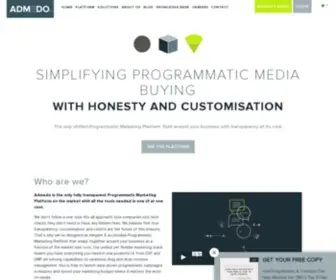 Adizio.com(Easy-to-use Programmatic Marketing Platform) Screenshot