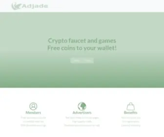 Adjade.com(Adjade Faucet) Screenshot