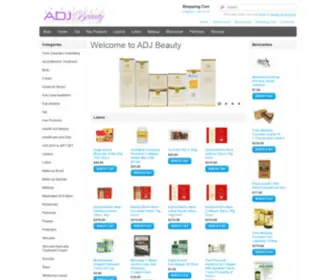 AdjBeauty.com(ADJ Beauty Store Online) Screenshot