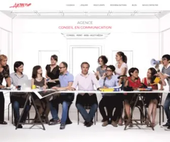 Adjectif.com(Agence de communication Lyon) Screenshot