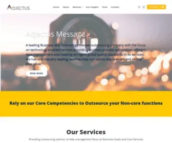 Adjectus.com(Outsourcing Services) Screenshot