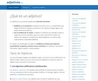 Adjetivos.org(Adjetivos) Screenshot