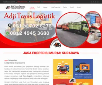 Adjitranslogistik.com(Adji Trans Logistik) Screenshot